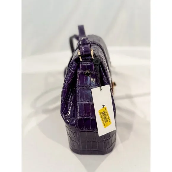 NWT BRAHMIN Sirona Collection Chrome Margo Voltage Violet  display picture 3